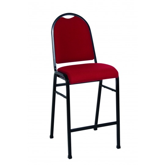 Bistro 4 Leg Bar Stool With Back